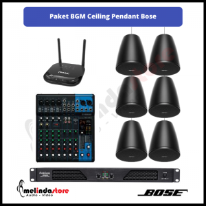 Paket Background Music Speaker Ceiling Pendant Bose DM3P - 6 Speaker
